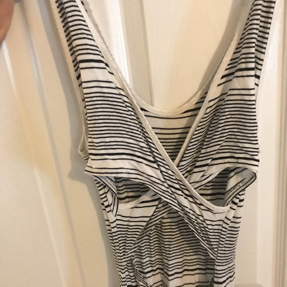 Striped maxi dress